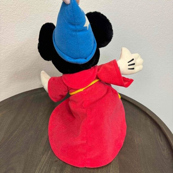 Disney Walt Disney World Sorcerer Mickey Mouse Plush Toy Fantasia Wizard - Picture 4 of 9